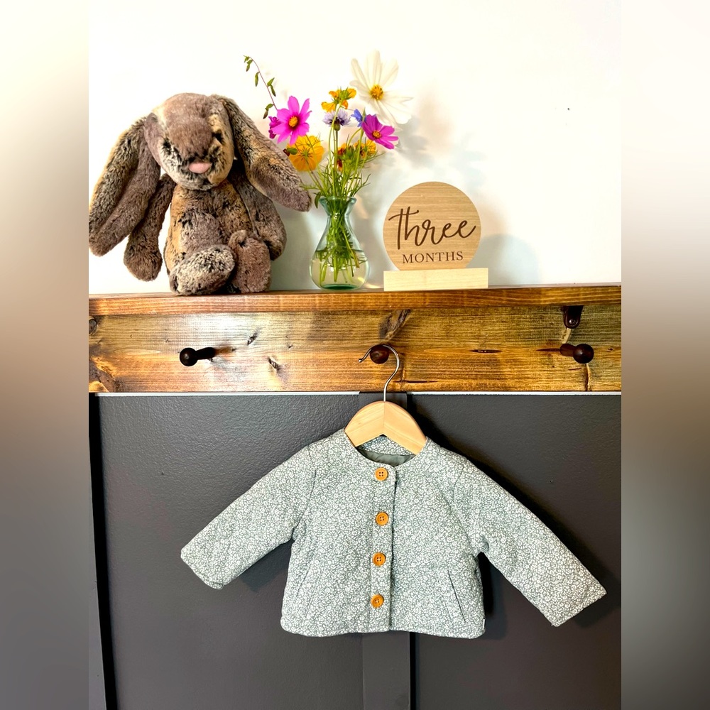 Oshkosh sage floral jacket